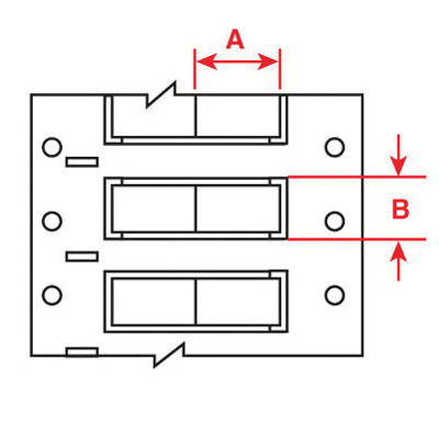 Brady® 2HT-187-2-WT-S-2